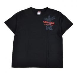 [WINGROCK]  HAIDA S/S TEE black