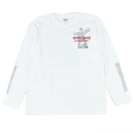 [WINGROCK]  HAIDA L/S TEE white