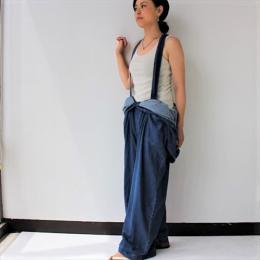 KAPITAL  シャツデニムノースリーブワイナリーオールインワン　K1706OP283