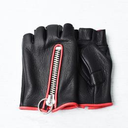 TYPE-TERRY FingerLess for summer Black-Red