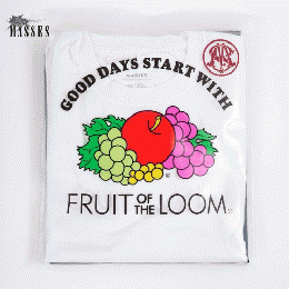 MASSES　FRUIT OF LOOM TEE 2PAG