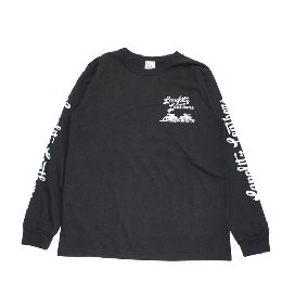 Langlitz Leathers LLC-004 L/S Tee(Type A-Flag) bk
