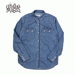 MASSES(マシス)　DENIM SHIRT H.WASH