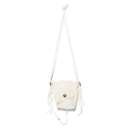 BOW WOW　DEER SKIN BAG SUEDE white