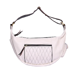 WESTRIDE RIDING SHOULDER BAG WHT/BLK