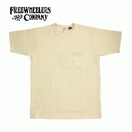 FREEWHEELERS S/S POCKET TEE STRAW CREAM　#2625009