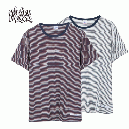 MASSES　Robert P Miller TEE PACK　WHITE*NAVY