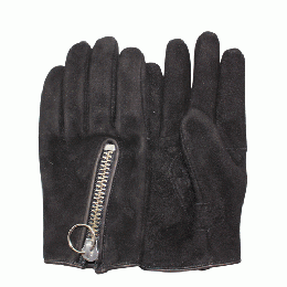 TYPE-TERRY Roughout Leather for summer Black