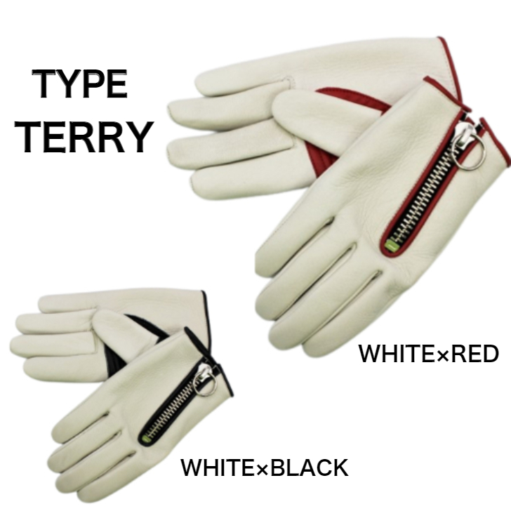 TYPE-TERRY for summer 2021 WHITE×RED、WHITE×BLACK