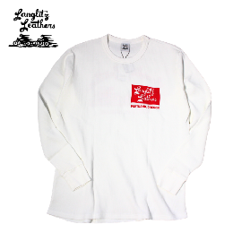 Langlitz Leathers LLC-013 TypeO Waffle L/S Tee wh