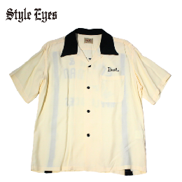 STYLE EYES　RAYON BOWLING SHIRT　OFF WHITE　SE39662