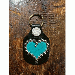 STOP LIGHT studs keyring heart