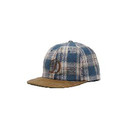 THE H.W.DOG&CO. PLAID TWO TONE CAP - Navy