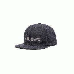 THE H.W.DOG&CO. DENIM SKATE CAP - Black