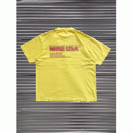 MINE　Identity B.P. Tee　Limited PD L.Yellow