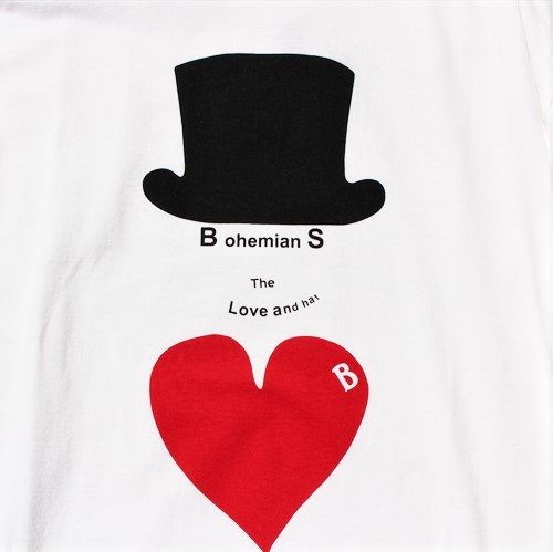 Bohemians　LOVE HAT2 SS T-SHIRTS ONEPIECE ラブ&ハット2　