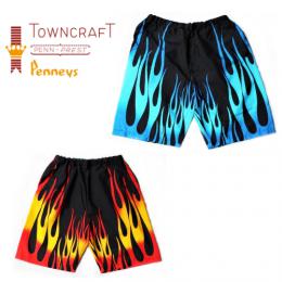 TOWNCRAFT CHICANO SHORTS タウンクラフト チカーノ ファイア パターン