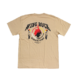 [WING ROCK]  TIPI face S/S TEE coyote