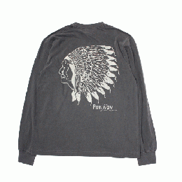 POWWOW Trading Post ORIGINAL L/S TEE 25AW　bk
