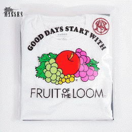 MASSES　FRUIT OF LOOM TEE 2PAG