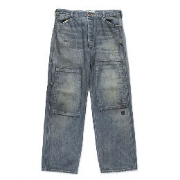 BOW WOW　MINER'S REPAIRED DENIM WORK PANTS