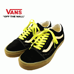 VANS　Old Skool Pop Lace Black/Fluro Lime