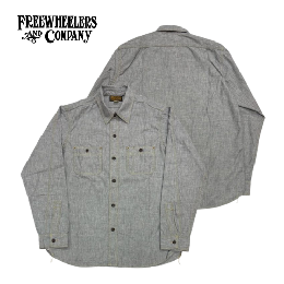 FREEWHEELERS　“Neal” SHIRT WHITE PEPPER CHAMBRAY
