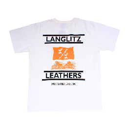 Langlitz Leathers Short Sleeve T-shirt LL-297 wh