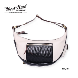 WESTRIDE RIDING SHOULDER BAG LTD BLK/WHT