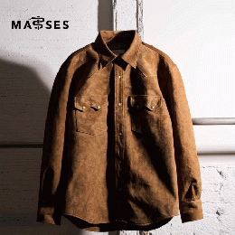 MASSES　HORSE LEATHER SHIRT SUEDE