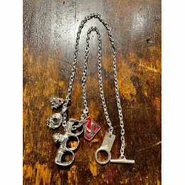 STOP LIGHT TRIPLE IRON CROSS SKULL TOP SET