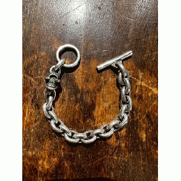 STOP LIGHT SINGLE SKULL BRACELET