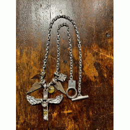 STOP LIGHT SKULL WING CROSS TOP SET